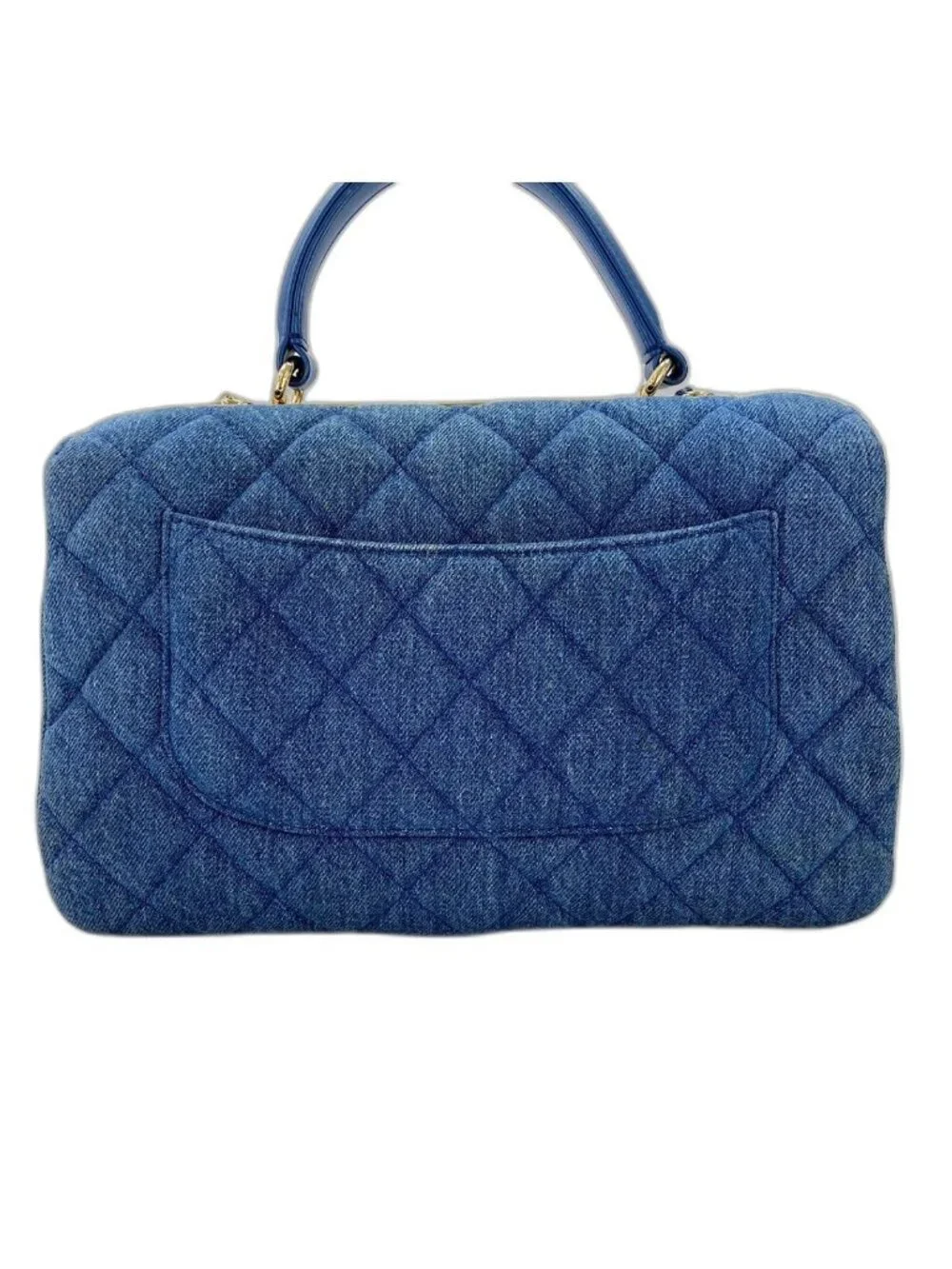 Chanel Handbag Quilted Blue